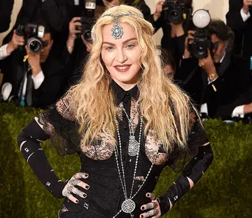 Madonna And Her Twins Match In Blue D&G Looks For The Singer’s Birthday In Sicily