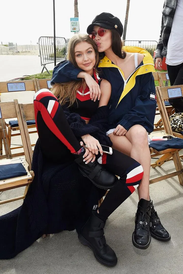 At the Gigi x Tommy Hilfiger Spring 2017 Fashion Show in Los Angeles. Photo: Getty 