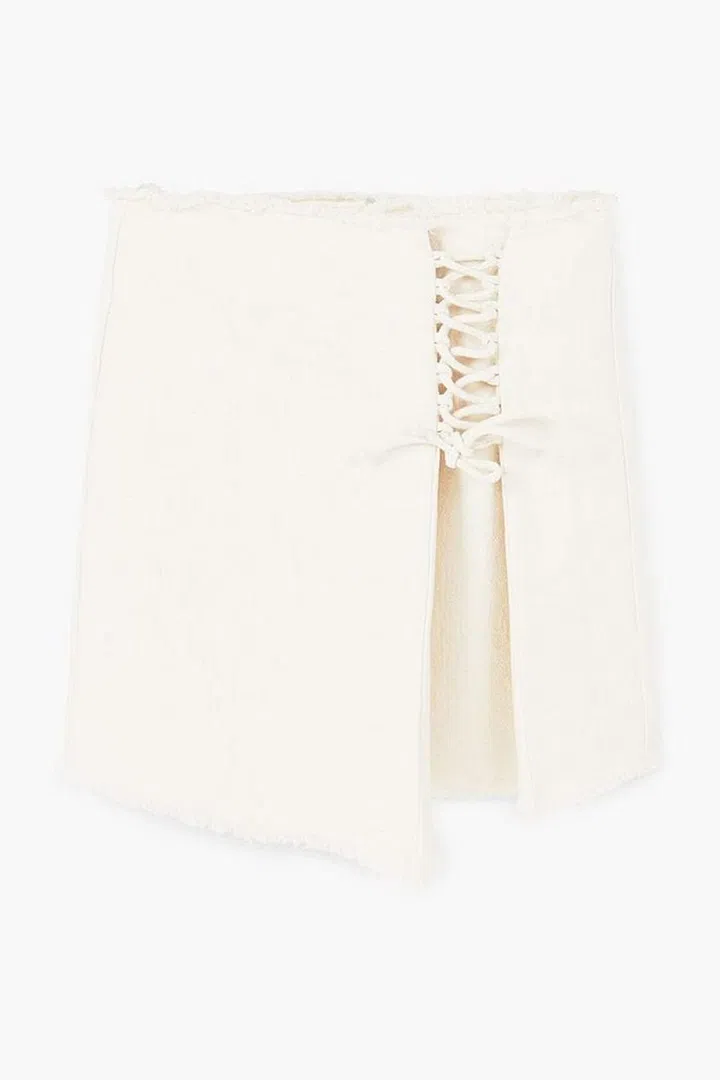It will be your failsafe off-duty summer skirt. Denim skirt, £39.99, Mango