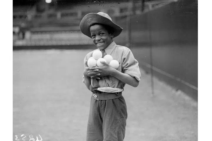 Ballpicker at the Wimbledon Lawn Tennis Championships. Photo: Getty