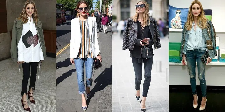 Dress up your denim with a pair of pointed pumps for a ladylike edge. Photo: Getty