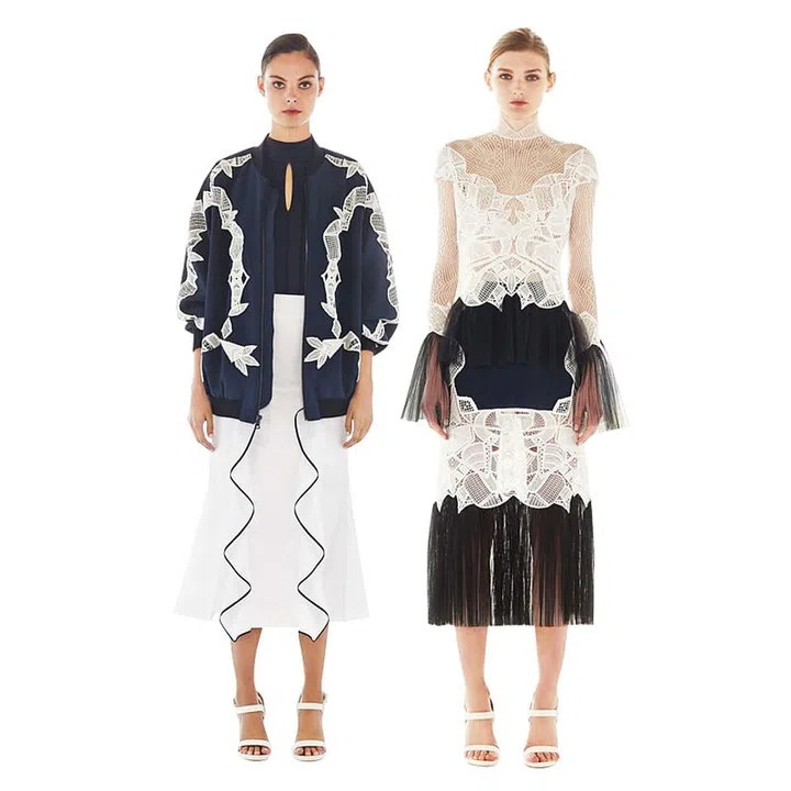 If standout designs for casual getups are your cup of tea, New York-based womenswear designer Jonathan Simkhai has got you covered. Under Simkhai’s vision, feminine elements like a trumpet silhouette and 
lace are reimagined and translated into wearable 
pieces in his covetable collections. <i>Looks from 
Jonathan Simkhai's cruise 2017 collection</i>