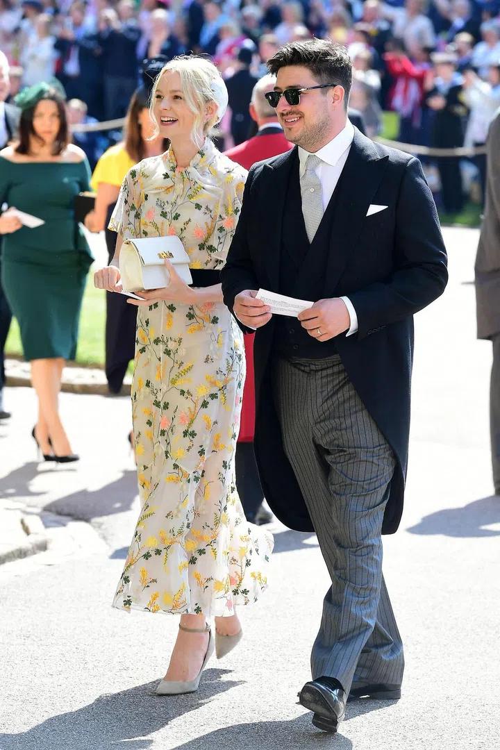 Carey wears Erdem Resort 2018. Photo: Getty