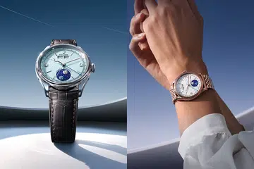 rolex new watches | perpetual padellone everose gold and platinum with black alligator strap