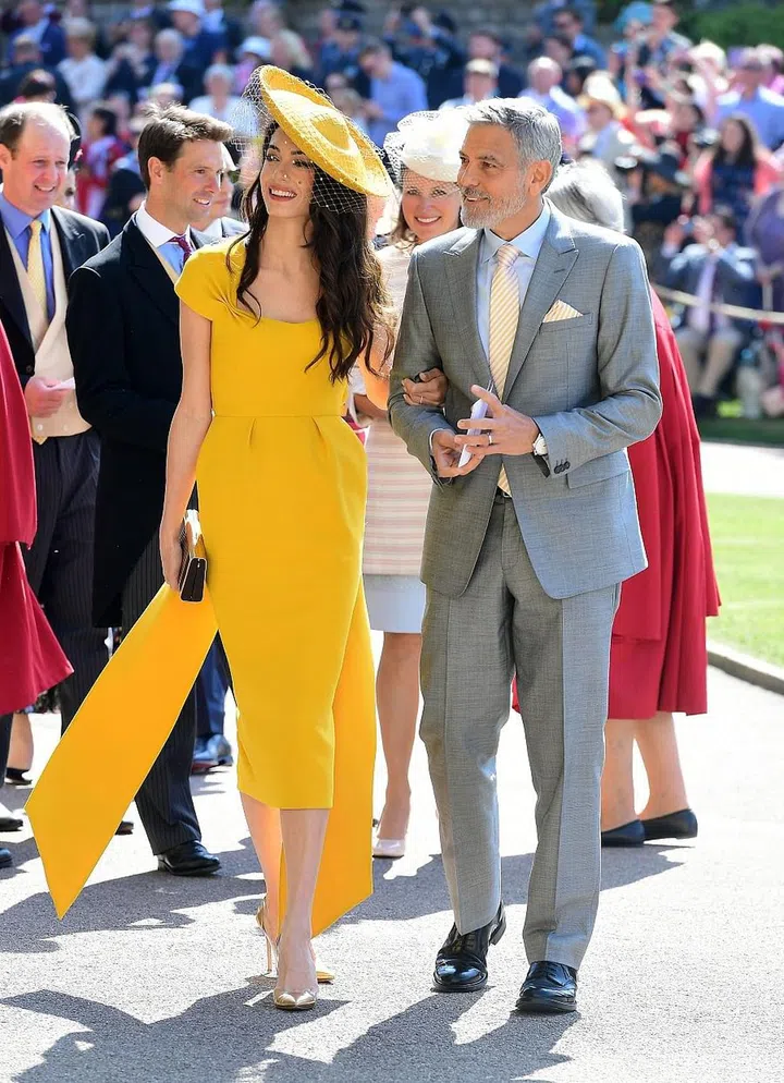 Amal and George Clooney 