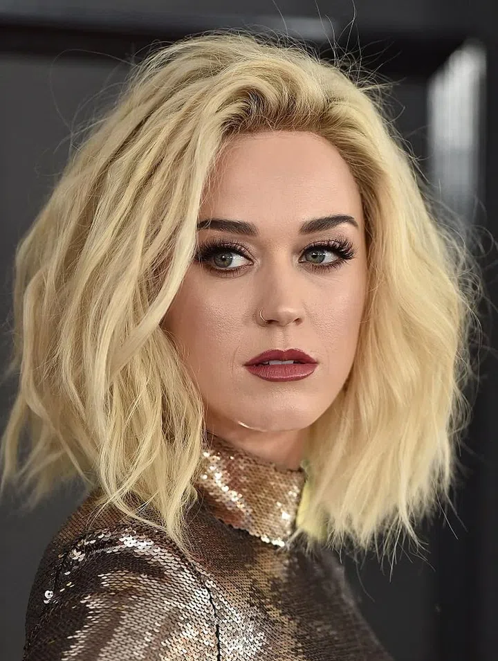 Katy Perry is repping her own  CoverGirl collaboration. She created this deep mauve lip by mixing CoverGirl Katy Kat Pearl Lipstick in "Reddy to Pounce" and "Crimson Cat".  Not only is it gorgeous, but it's uber affordable. Photo: Getty 