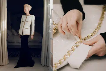 Golden Globes 2025 Chanel Tilda Swinton