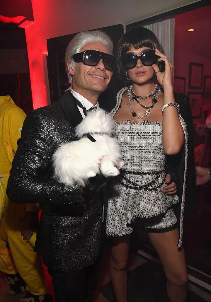 As Karl Lagerfeld.