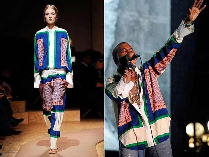 Céline sent these silky, printed, pyjama-style shirts down the catwalk for spring/summer 2011. They were unquestionably a hit with the fashion crowd, but it wasn't until Kanye West wore one on stage at Coachella that it truly became iconic. Photo: Getty