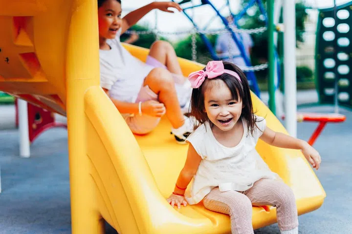 Kids playing in the park