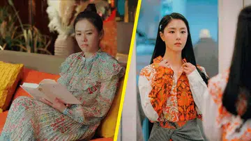 Floral dresses worn by CLOY stars