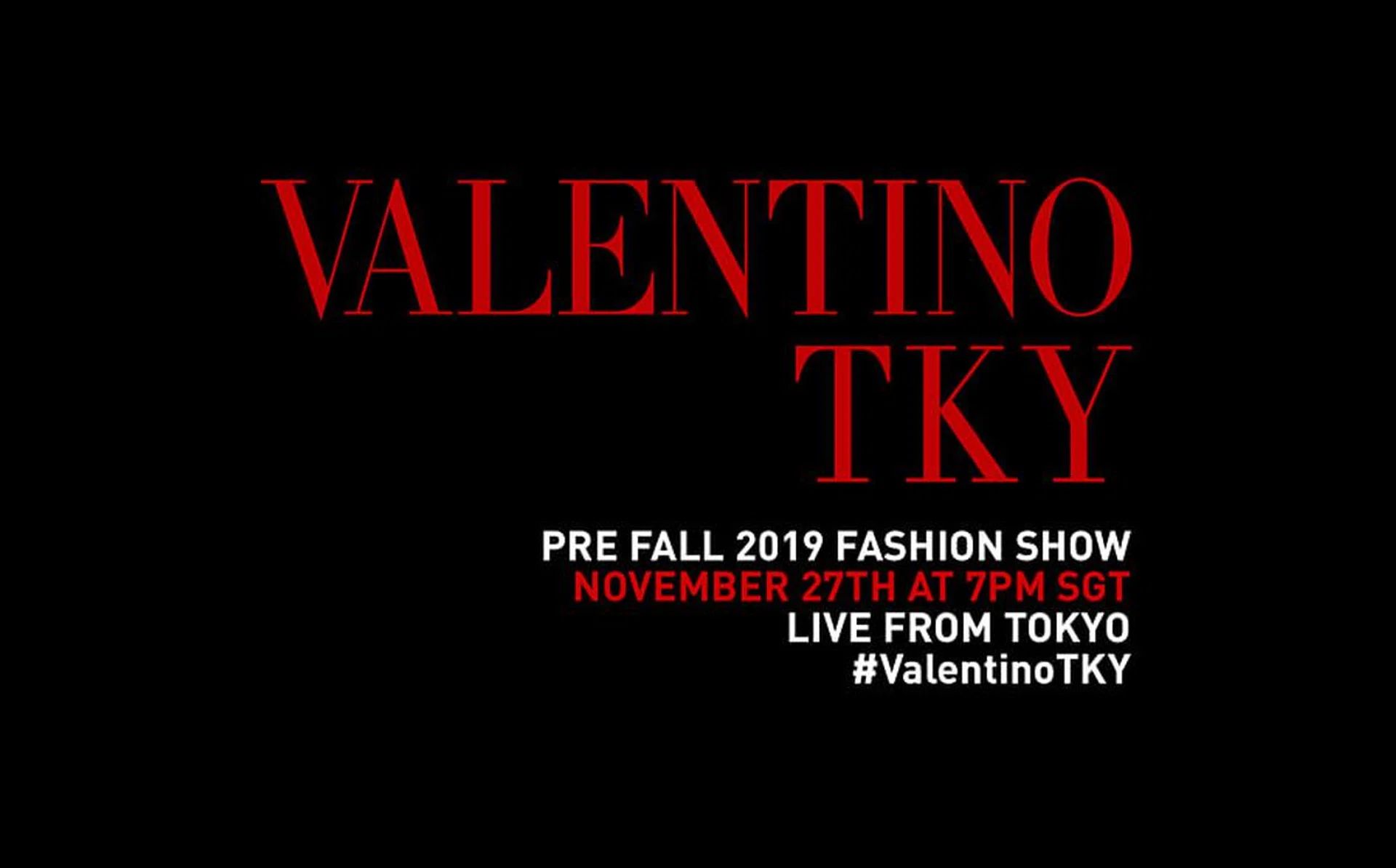 valentino pre fall live stream