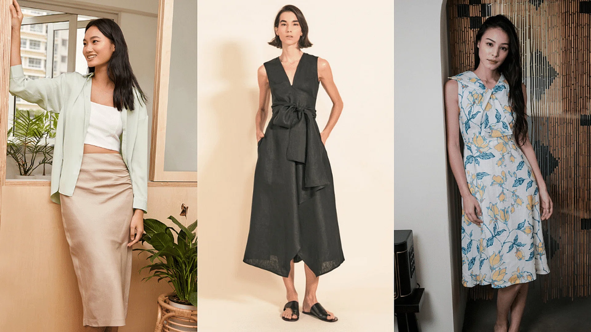 linen outfits singapore hot weather