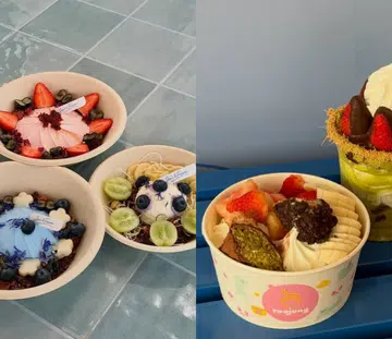 frozen yogurt trendy cafe healthy