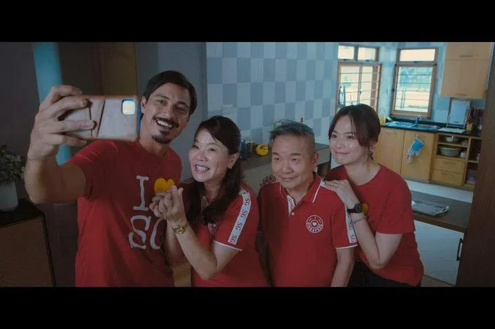 (From left) Jason Godfrey, Ivonne Saw, Marcus Chin and Felicia Chin in I Do, Do I?, a drama on transnational marriages. PHOTO: MEDIACORP