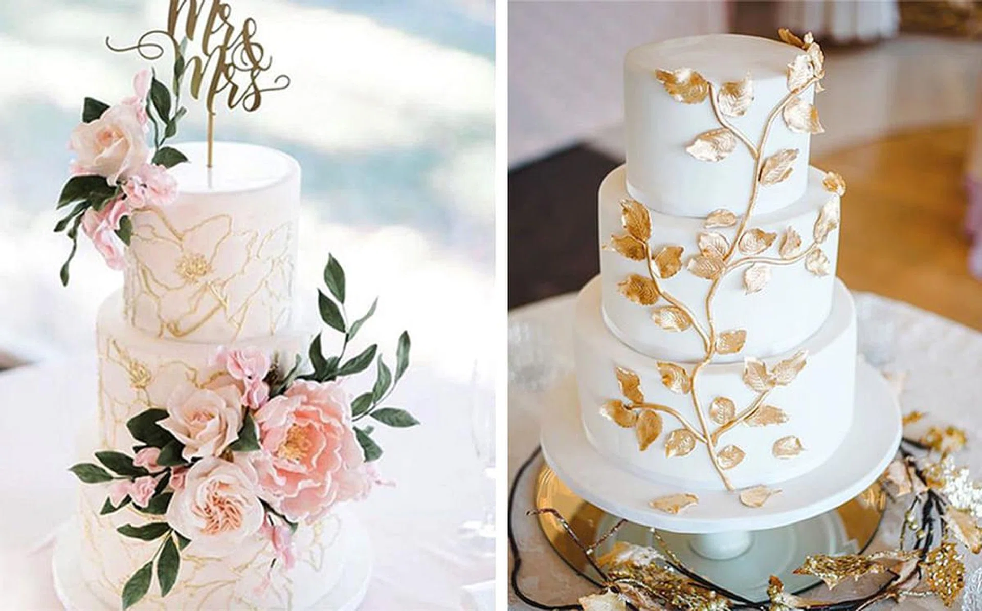 minimalist_gold_wedding_cake