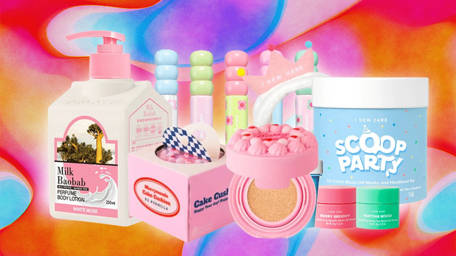 Getty, Colorgram, I DEW CARE, Merry monde, MIlk Baobab