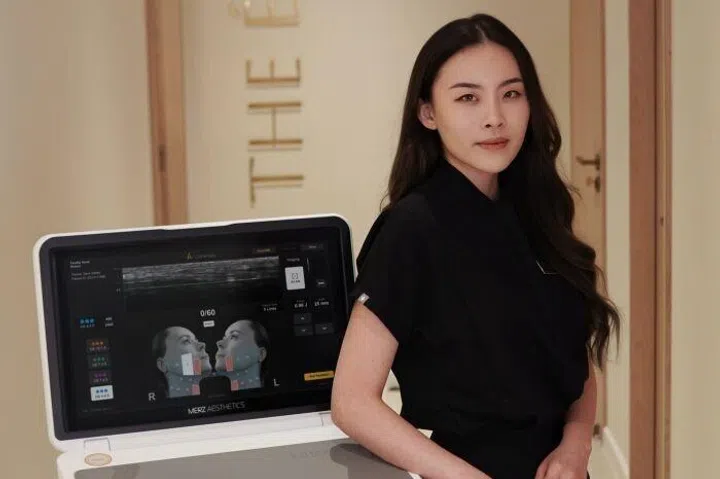 Dr Summer Zhang, medical director of The Elan Clinic, says the Ultherapy Prime treatment is suited to those with mild to moderate skin laxity rather than severe sagging. 