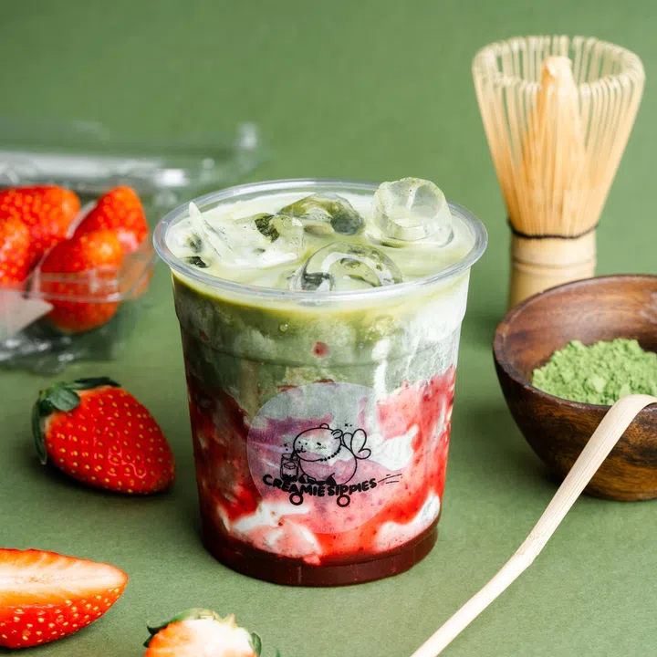 matcha strawberry