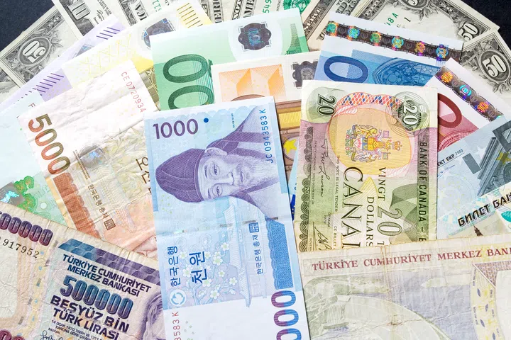 Some international currency