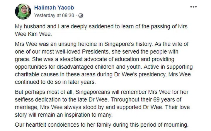 Mdm Halimah Yaacob