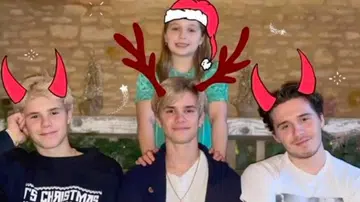 Victoria Beckham shares hilarious chaos of getting kids and dogs to pose for Christmas card