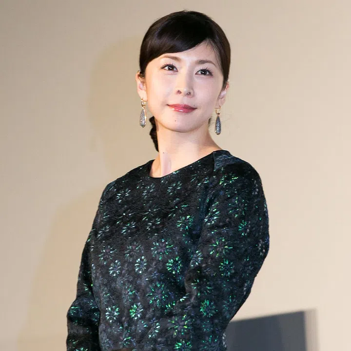 Actress Yuko Takeuchi attends a stage greeting for the movie ''The Inerasable'' at TOHO CINEMAS in Roppongi on October 25, 2015, Tokyo, Japan. The film will be released in Japanese theaters on January 30, 2016. The screening is part of the 28th Tokyo International Film Festival which is one of the biggest film festivals in Asia and runs from October 22 to Saturday 31. (Photo by Rodrigo Reyes Marin/AFLO)