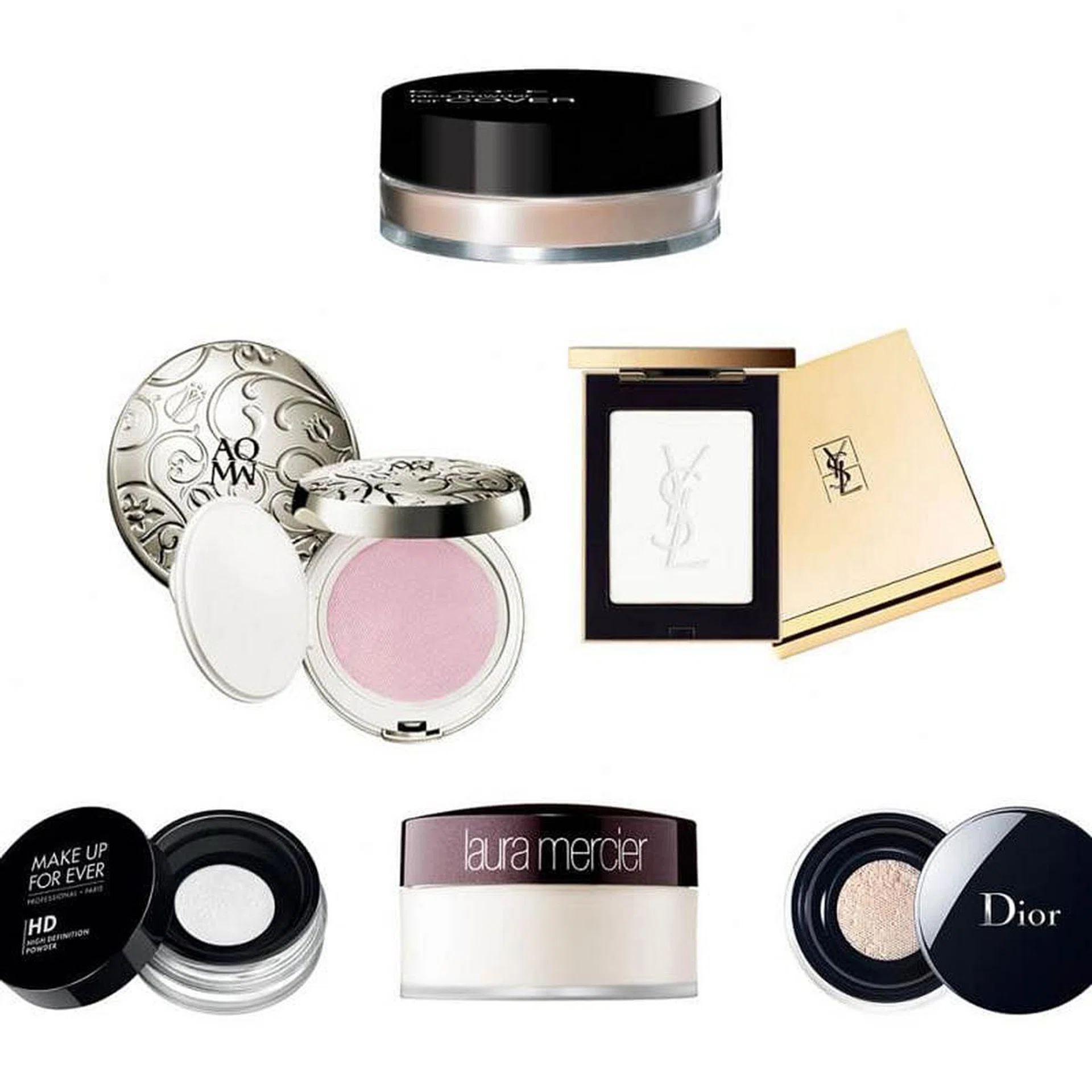 loose powder, Dior, YSL Beauty, Cosme Decorte, Make Up For Ever, Laura Mercier, Kate Cosmetics, makeup powder, powder, setting powder, finishing powder, makeup