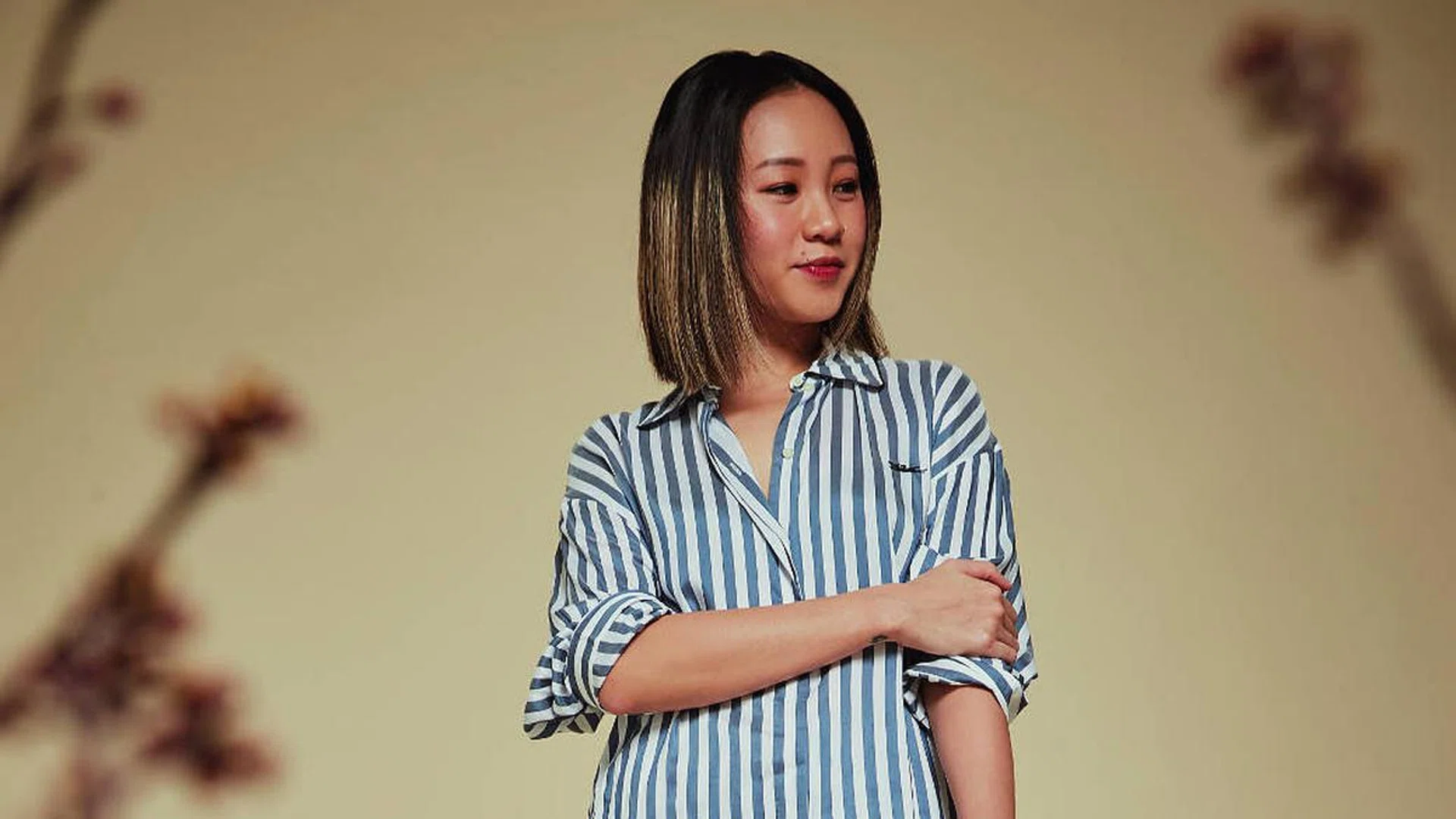 Polyester shirt and matching pants, Longchamp