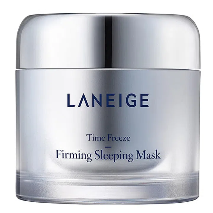 Laneige Time Freeze Sleeping Mask, $56
The anti-ageing sleeping mask improves skin firmness through the night. For more contoured results, you can massage the mask into skin for five minutes, using the Laneige Time Freeze Face-Fit Roller.