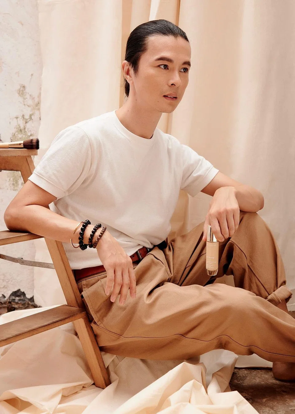 Clarence Lee Makeup Artist Clarins Everlasting Foundation