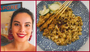 sarah benjamin satay noodle leftovers