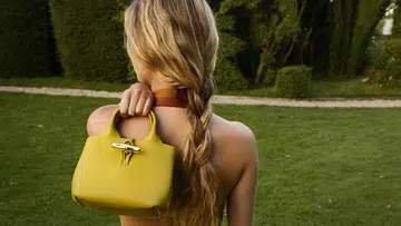 longchamp le roseau s handbag in ginger new summer collection 2025