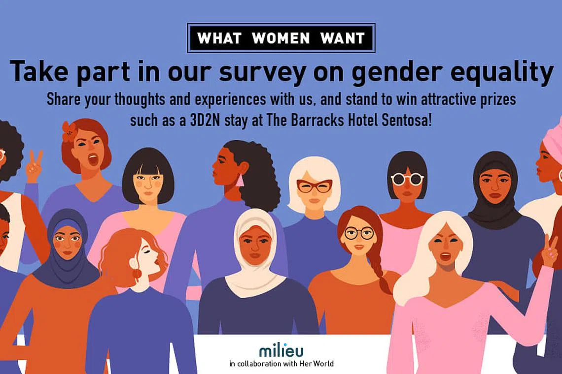 What Women Want: Take part in our survey on gender equality - Her World ...