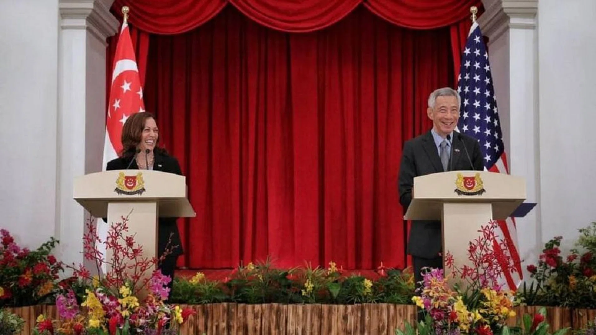 kamala harris singapore