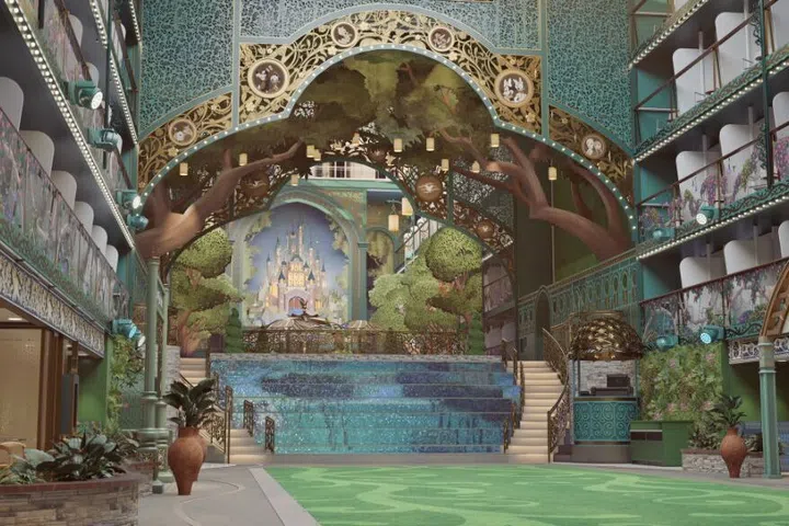 disney cruise line imagination garden themed zone