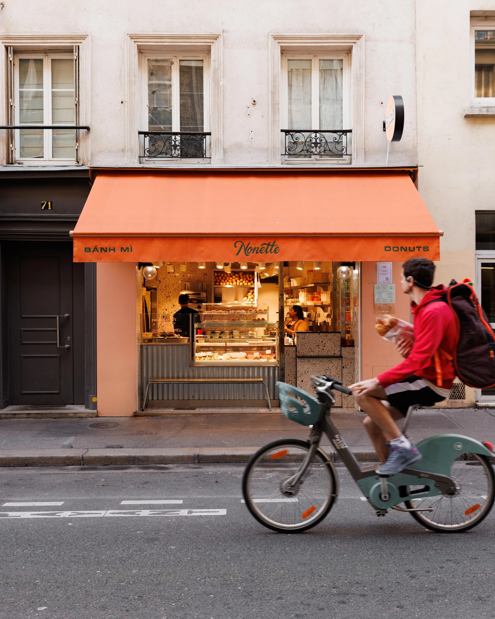 Nonette's storefront in Paris’ trendy 11th arrondissement.
