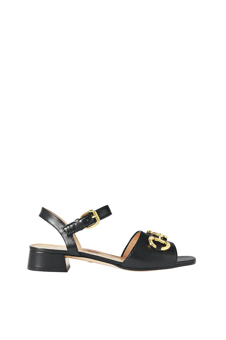 BABY 25mm Round toe nappa leather ankle strap sandal with horsebit detail *CORE* *MORE COLOURS AVAILABLE* *MERGE WITH 1329962*