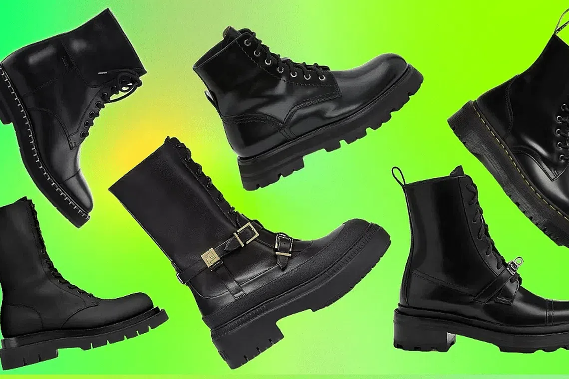 10 designer combat boots that will toughen up any outfit Her World Singapore