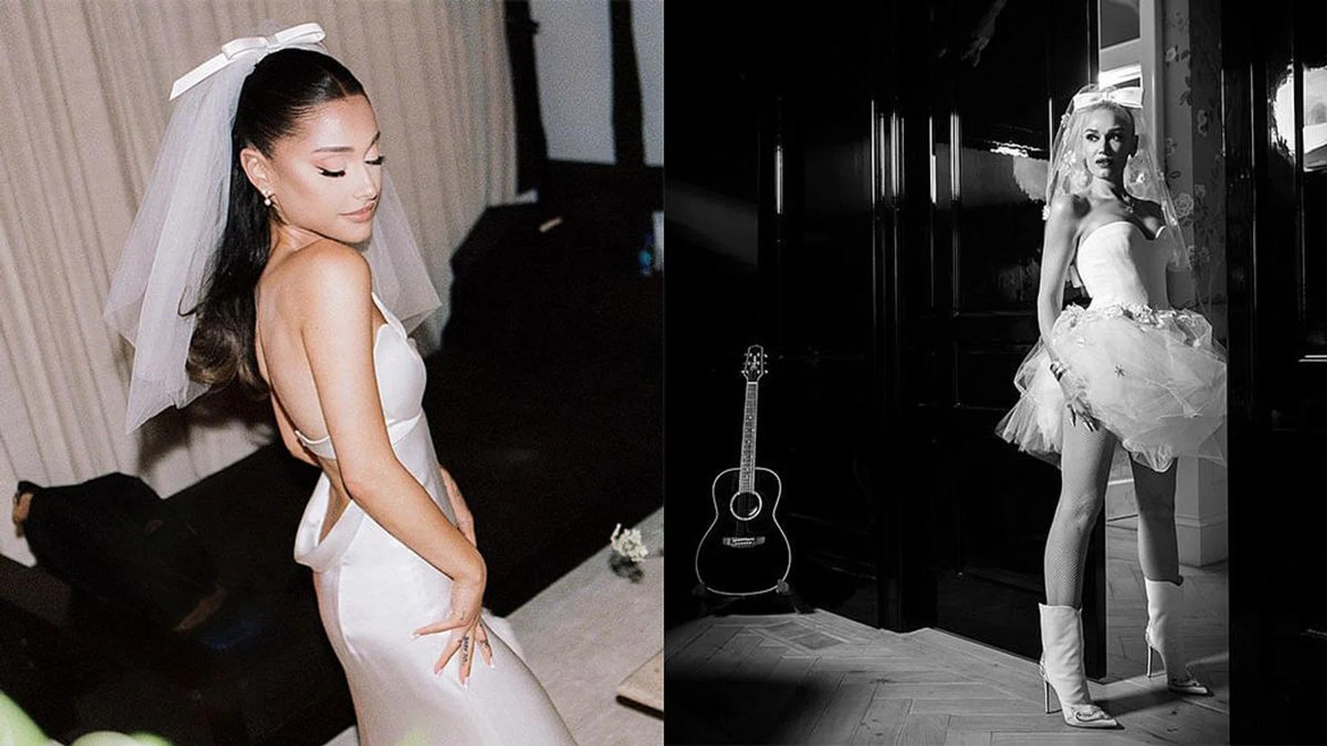 Credit: Instagram/@arianagrande, @gwenstefani																	