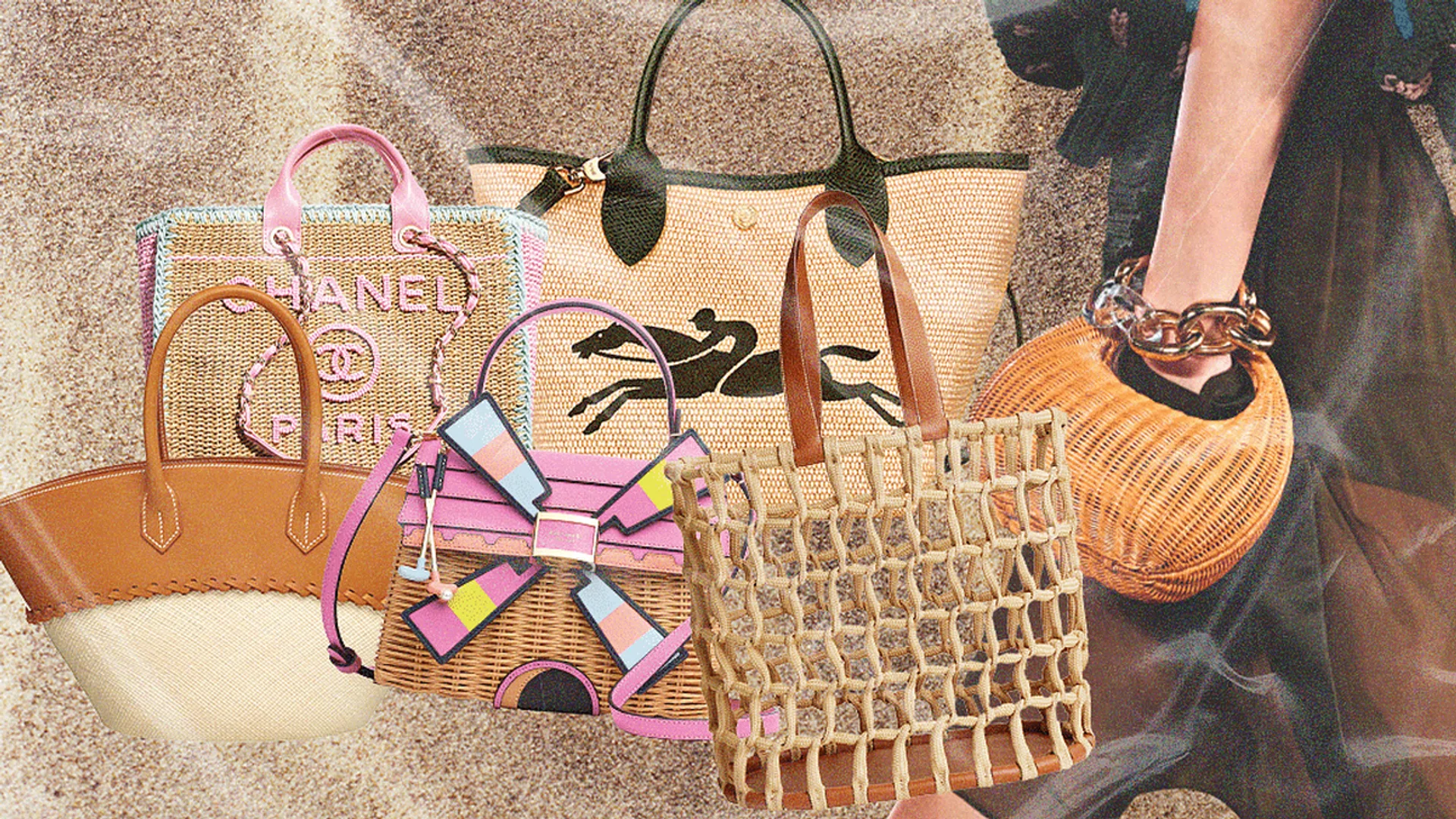 Longchamp, Sacai, Hermes, Kate Spade, Chanel