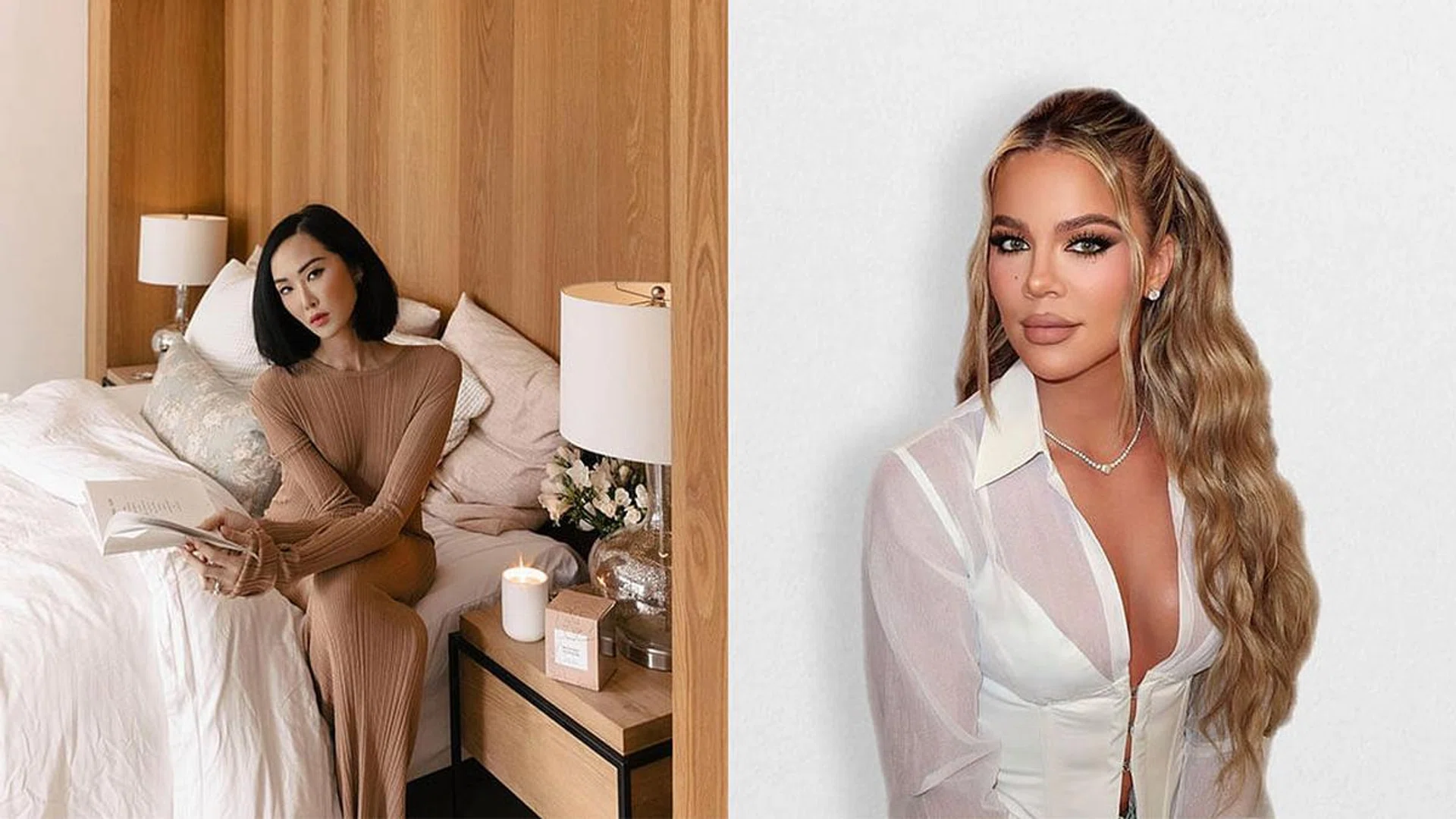 Credits: Instagram/@chrisellelim, @khloekardashian