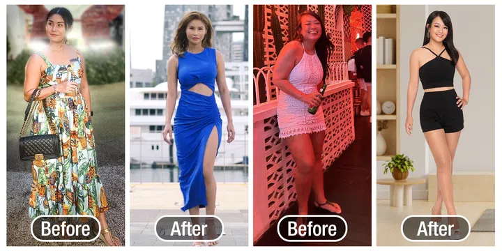 dorra slimming before after results