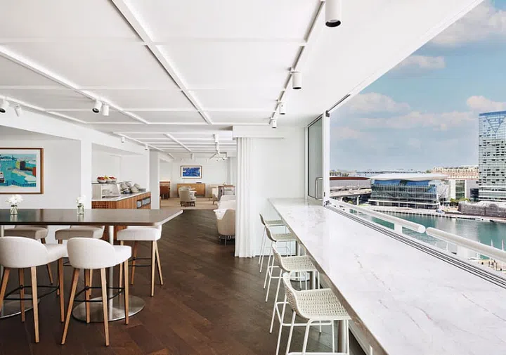 Cool, airy spaces at the Regency Club for breakfast, tea and cocktail hour. Photo: courtesy