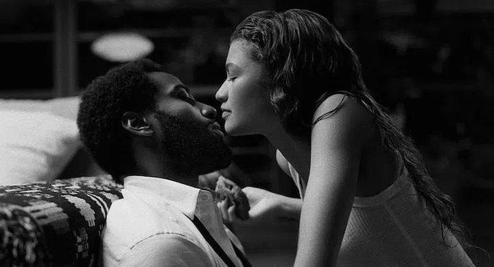 MALCOLM &amp; MARIE (L-R): JOHN DAVID WASHINGTON as MALCOLM, ZENDAYA as MARIE. DOMINIC MILLER/NETFLIX © 2021