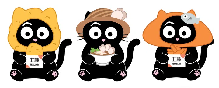 Shihlin Taiwan Street Snacks miao miao cat mascot 
