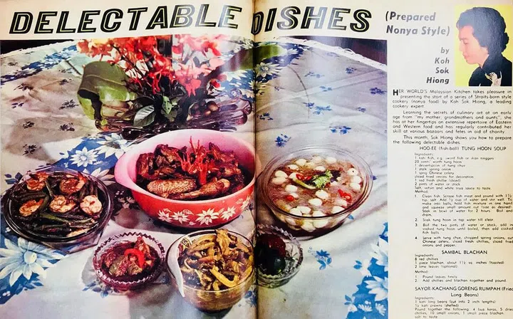 Snapshot from her cookbook, Cooking for the President