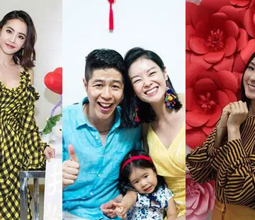 Celebs CNY outfits 