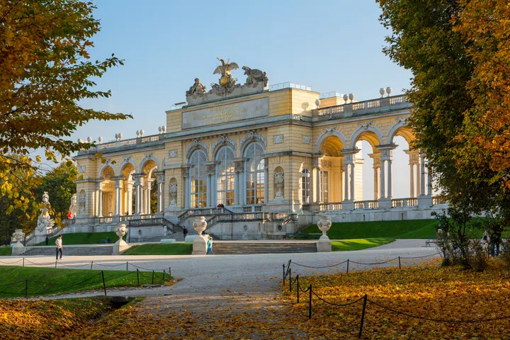 Gloriette monument at Schonbrunn Palace, Vienna