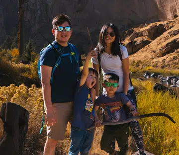 back to work mum natalina chan with husband and two sons usa